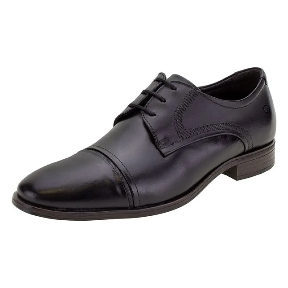 Sapato Masculino Medison Smart Comfort Democrata - 255106 PRETO 40