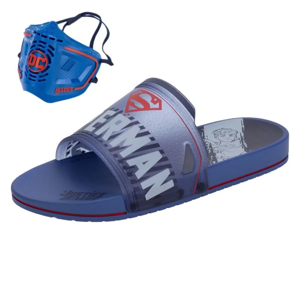 Chinelo Infantil Slide Liga da Justiça Grendene Kids - 22445 MARINHO 29