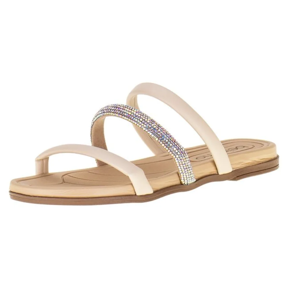 Sandália Feminina Rasteira Beira Rio - 8507104 NATURAL 34