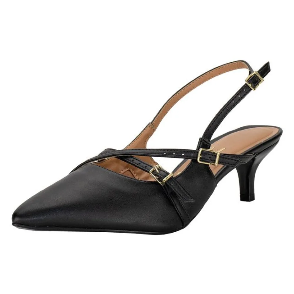 Sapato Feminino Salto Fino Vizzano 1122885 PRETO 35