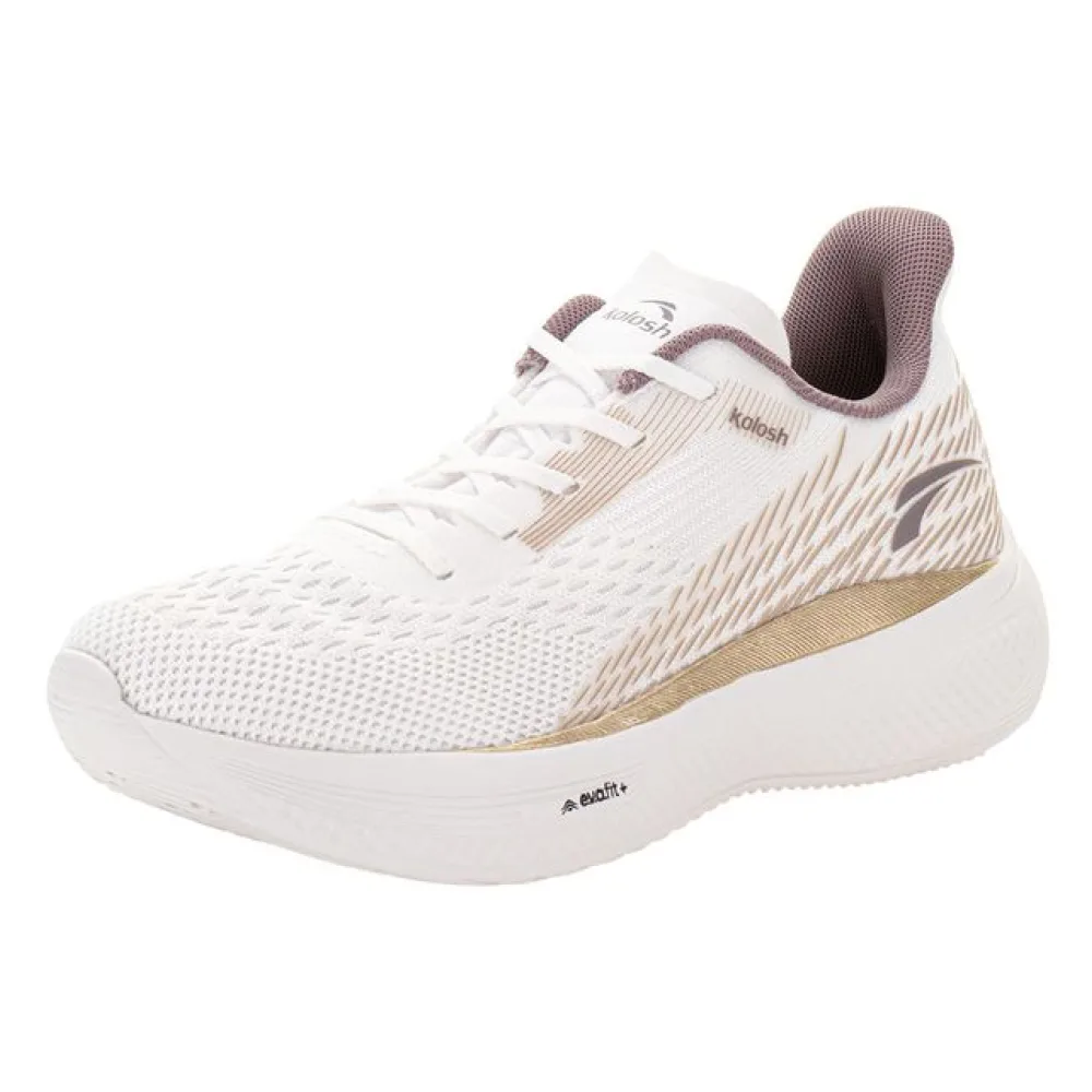 Tênis Feminino Kolosh E0302 BRANCO/BEGE 35