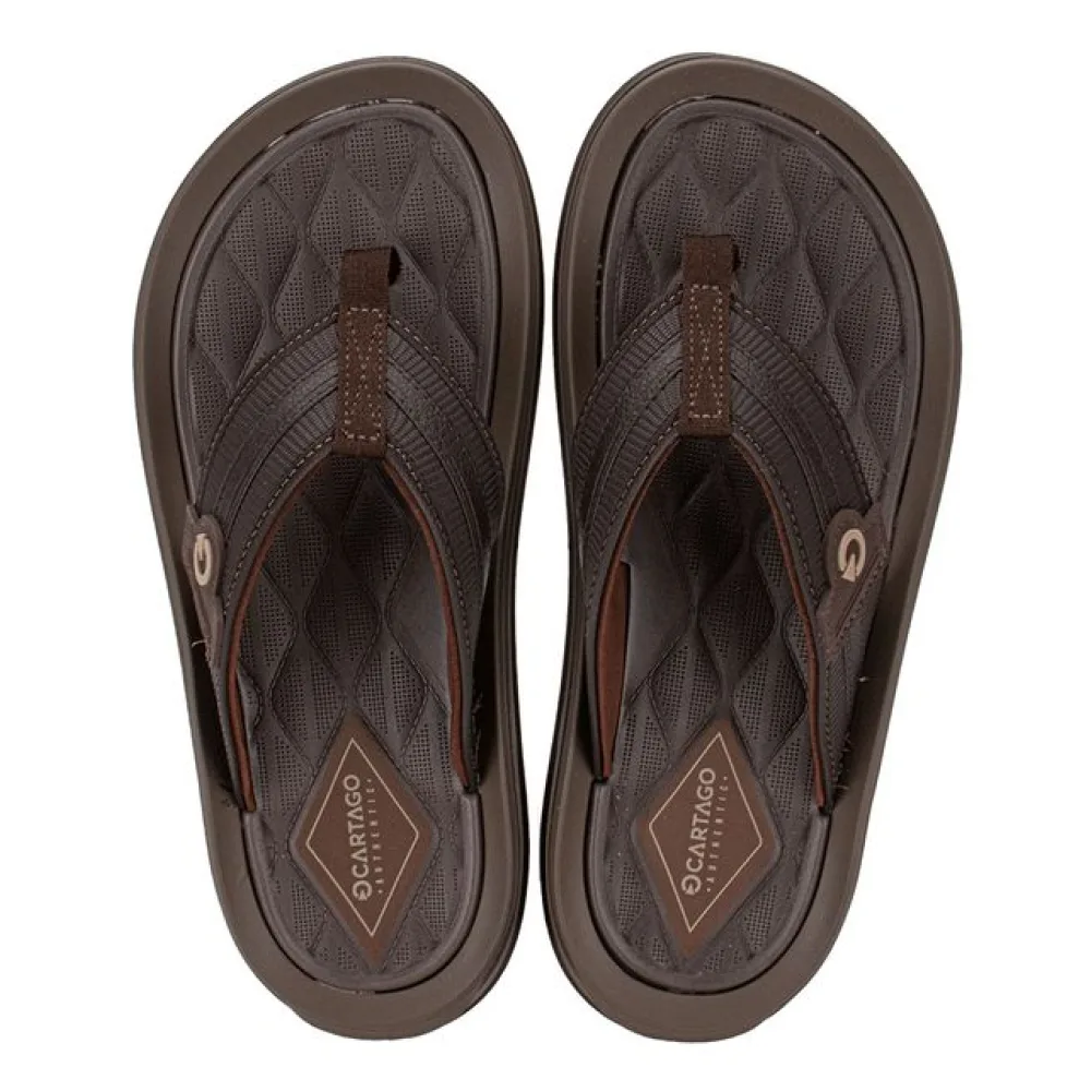 Chinelo Masculino Santorini VII Cartago 12403 CHOCOLATE 37/38