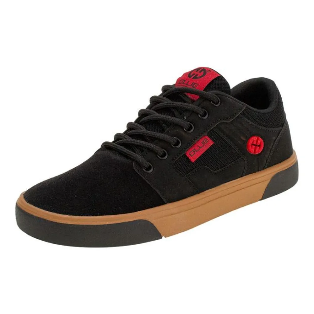 Tênis Infantil Masculino Plazza Ollie - 400 PRETO/VERMELHO 28