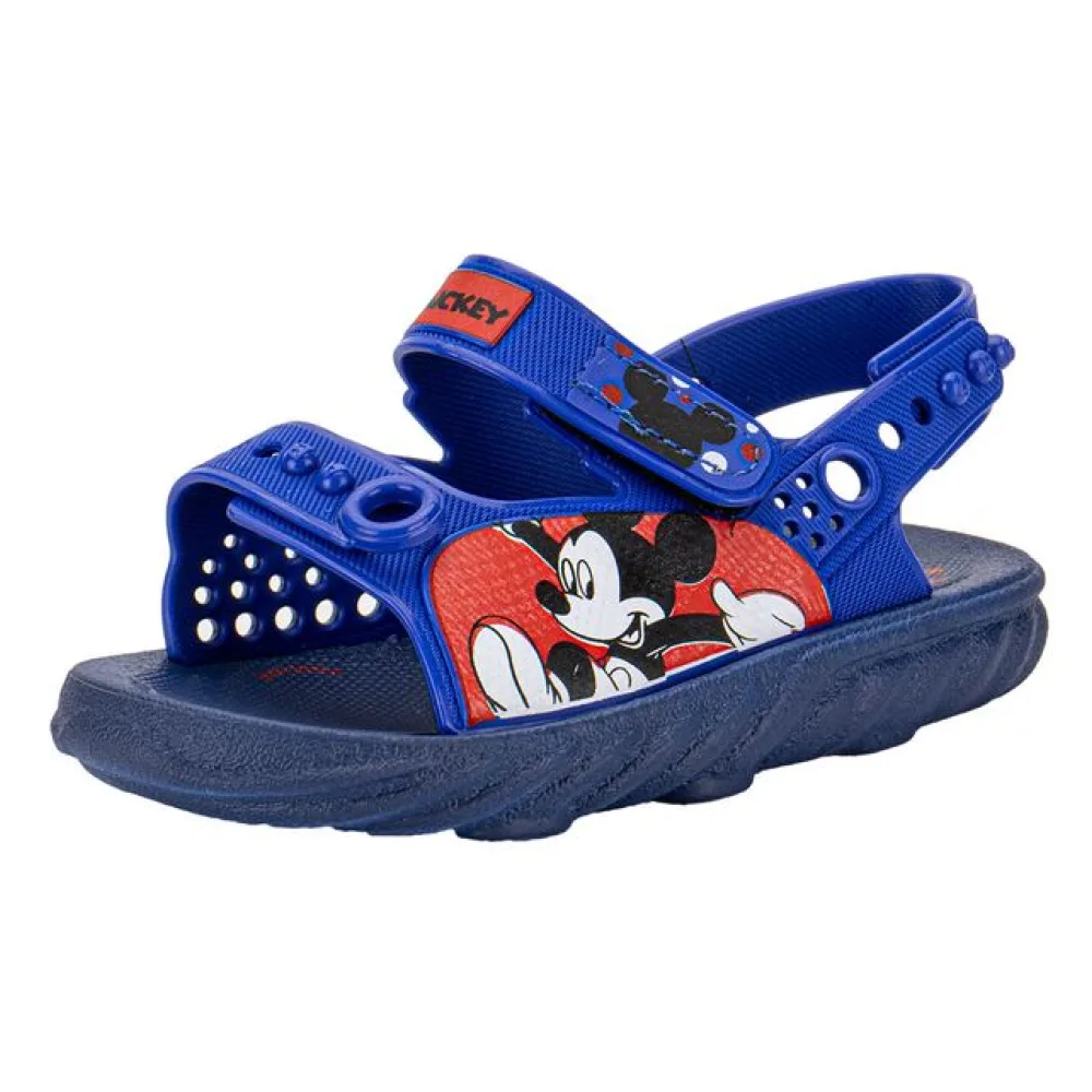 Sandália Infantil Disney Funny Baby Grendene Kids 23125 AZUL/VERMELHO 19