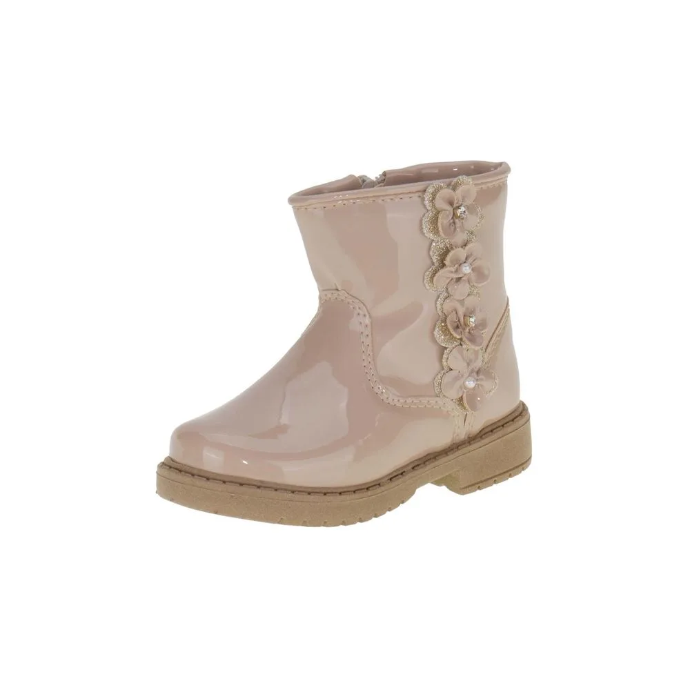 Bota Infantil Feminina Lily Kids 15095 BEGE 20