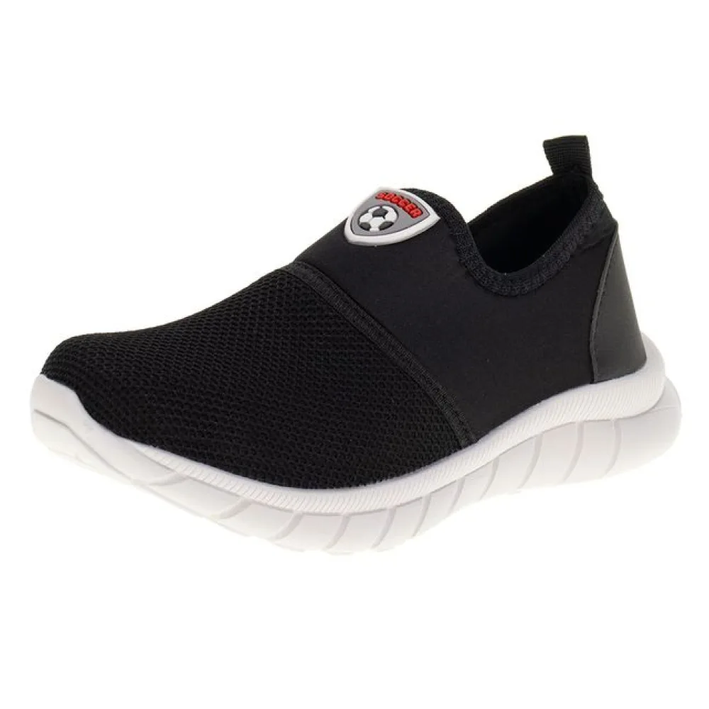 Tênis Infantil Masculino Slip On Kids Top - 275 PRETO 32