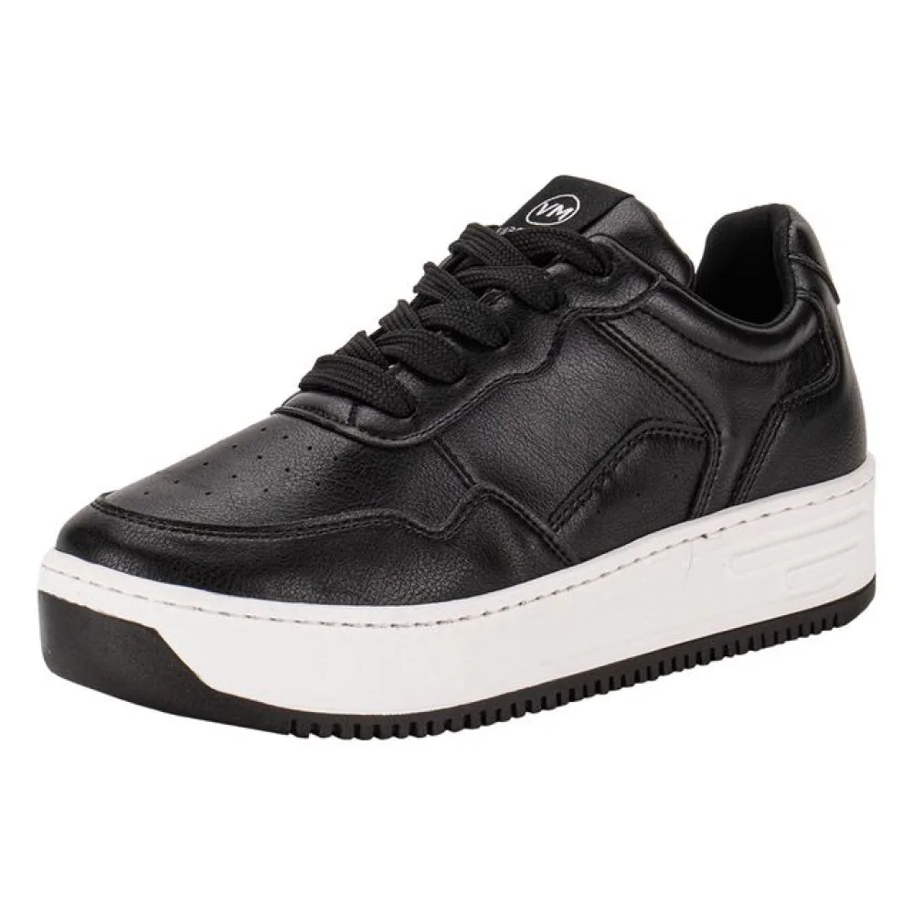 Tênis Feminino Casual Via Marte 065002 PRETO 34