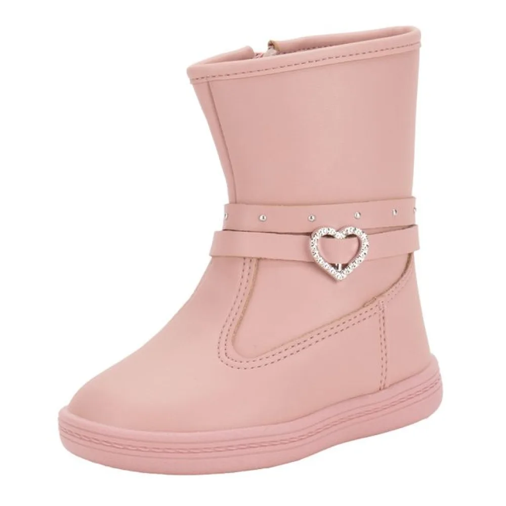 Bota Infantil Feminina Baby Molekinha 2127219 ROSA 17