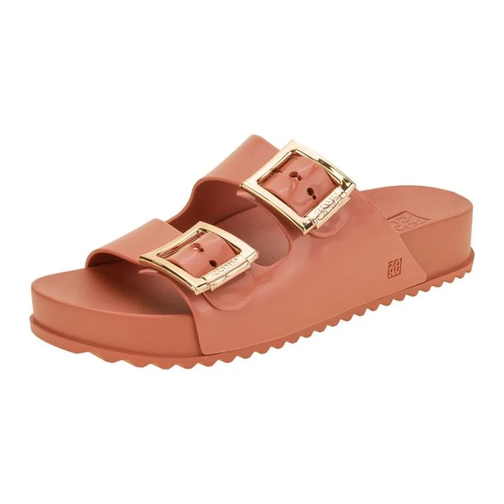 Sandália Feminina Conforto Partner III Zaxy - 18063 BRONZE 33/34