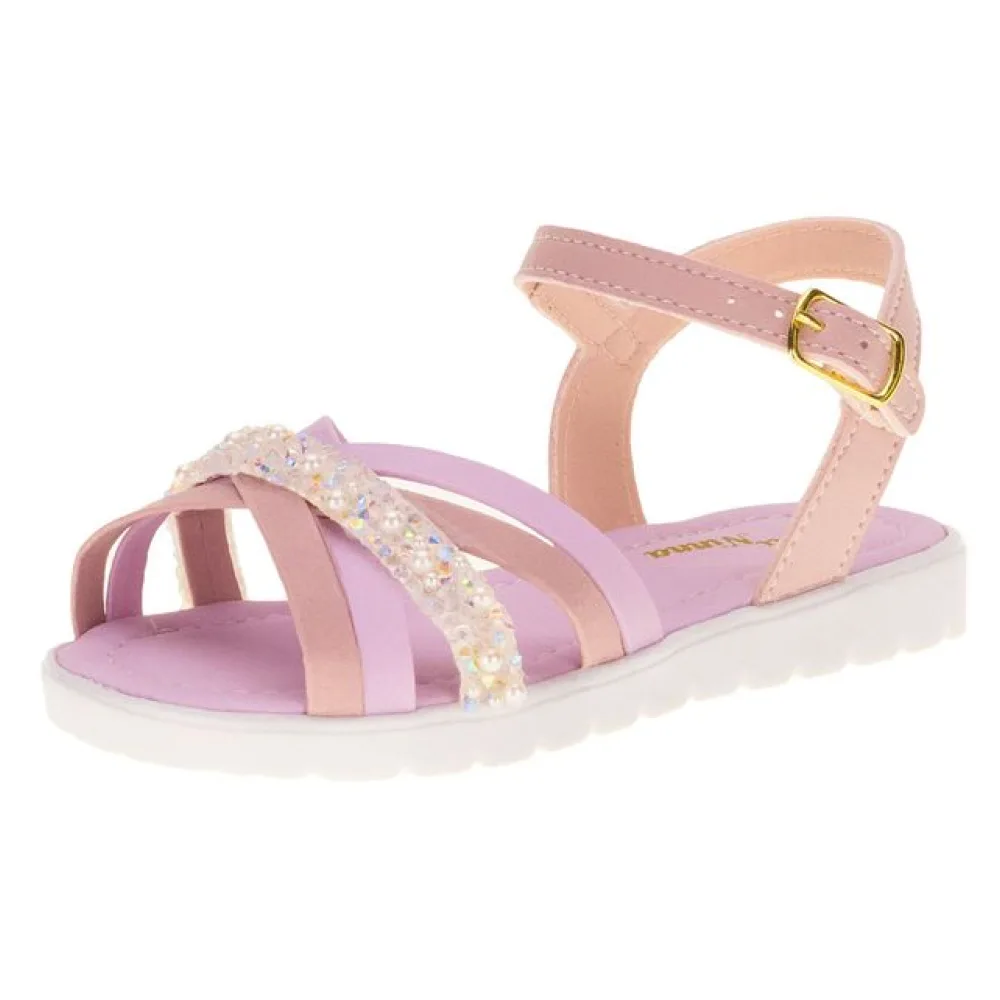 Sandália Infantil Feminina Bella Ninna - 61101 ROSA 22
