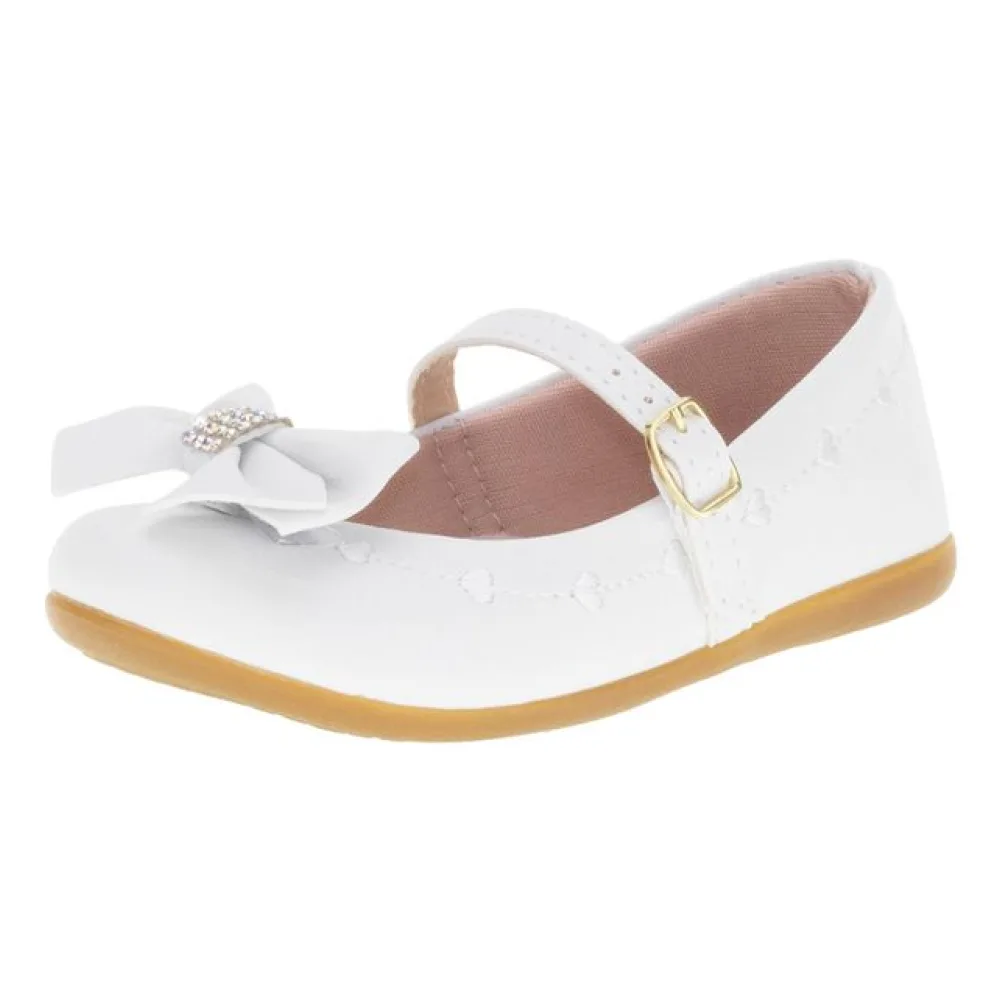 Sapatilha Infantil Feminina Lily Kids - 18130 BRANCO 24