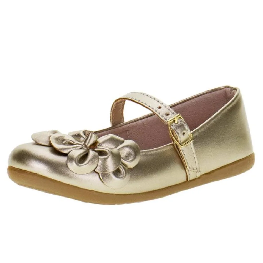 Sapatilha Infantil Feminina Lily Kids 18144 OURO 20