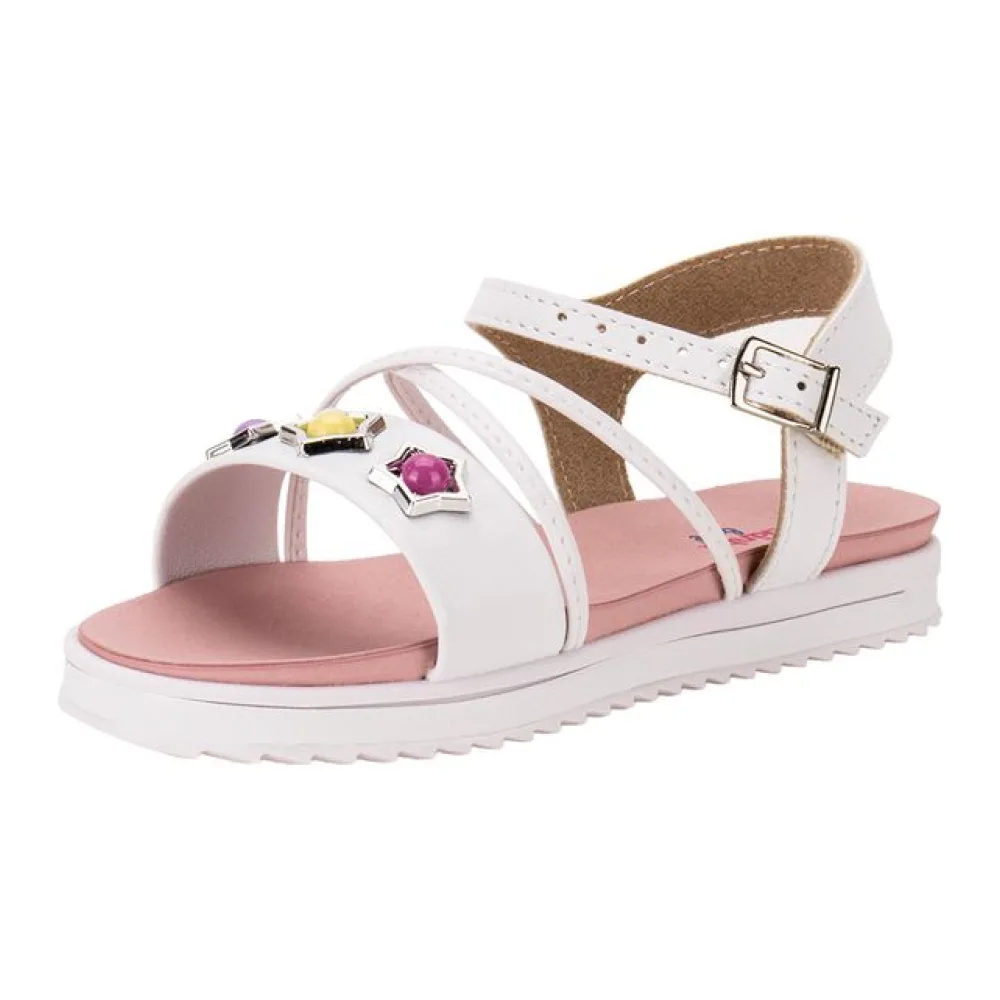 Sandália Infantil Feminina Baby Molekinha 2724117 BRANCO 17