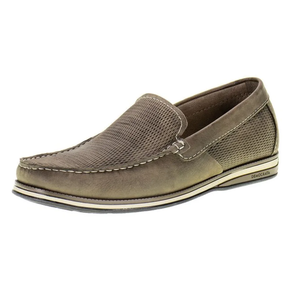 Mocassim Masculino Denim Flow Democrata - 135201 OLIVA 01 40