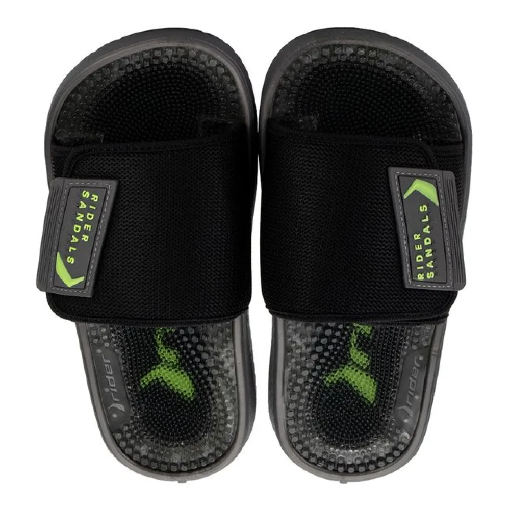 Chinelo Masculino Slide Infinity Max Rider 12341 PRETO/VERDE 40