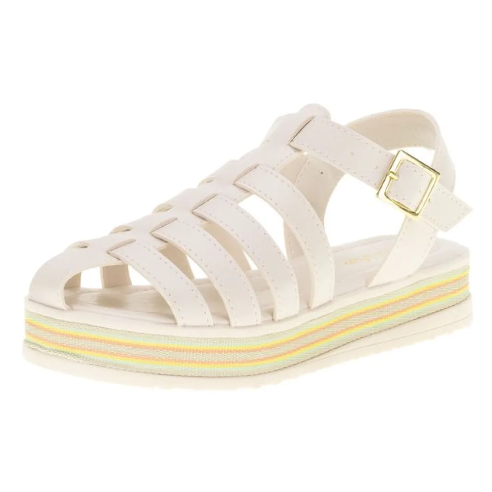 Sandália Infantil FlatForm Tininha - 29048 MARFIM 29