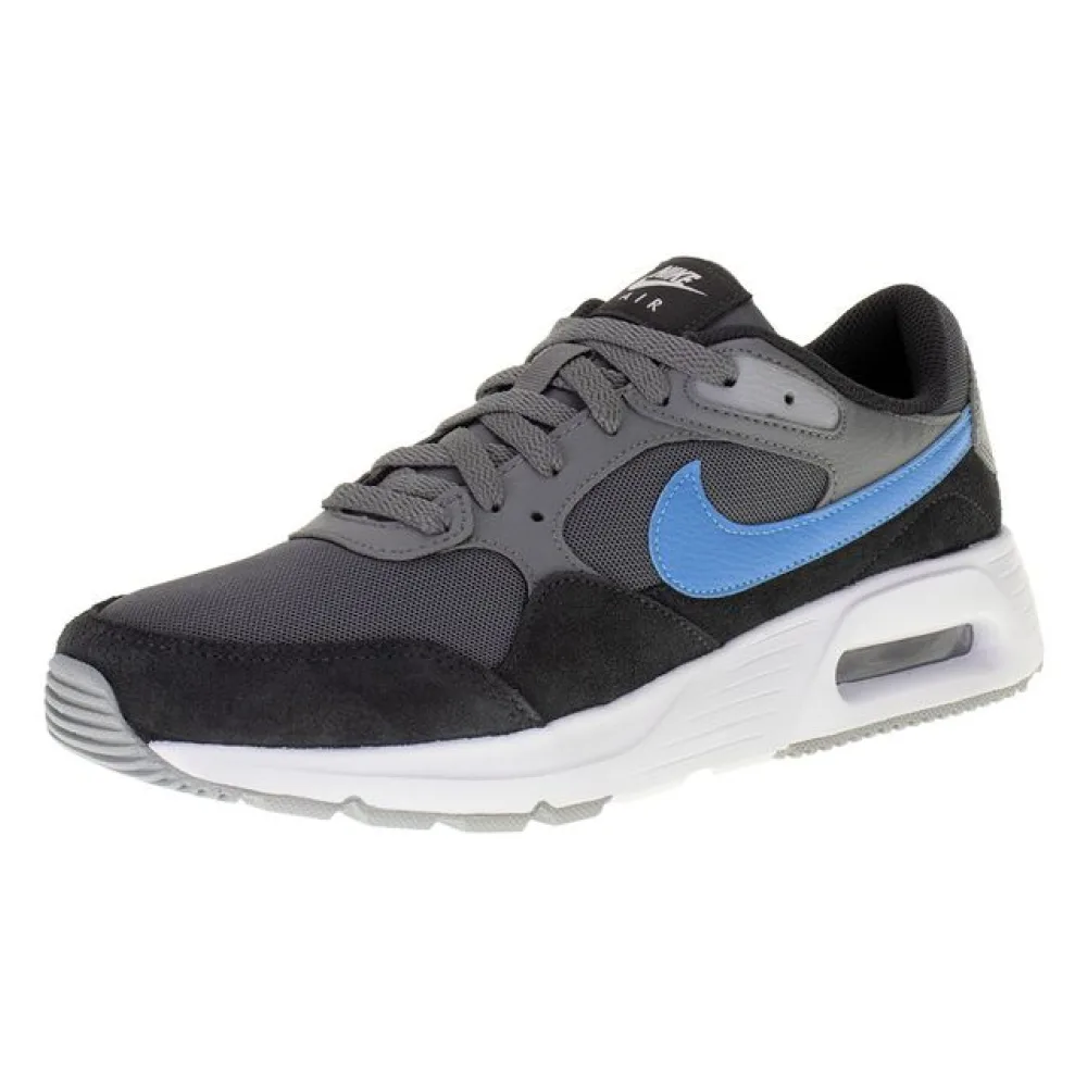Tênis Masculino Air Max SC Nike - CW4555 CINZA/AZUL 40