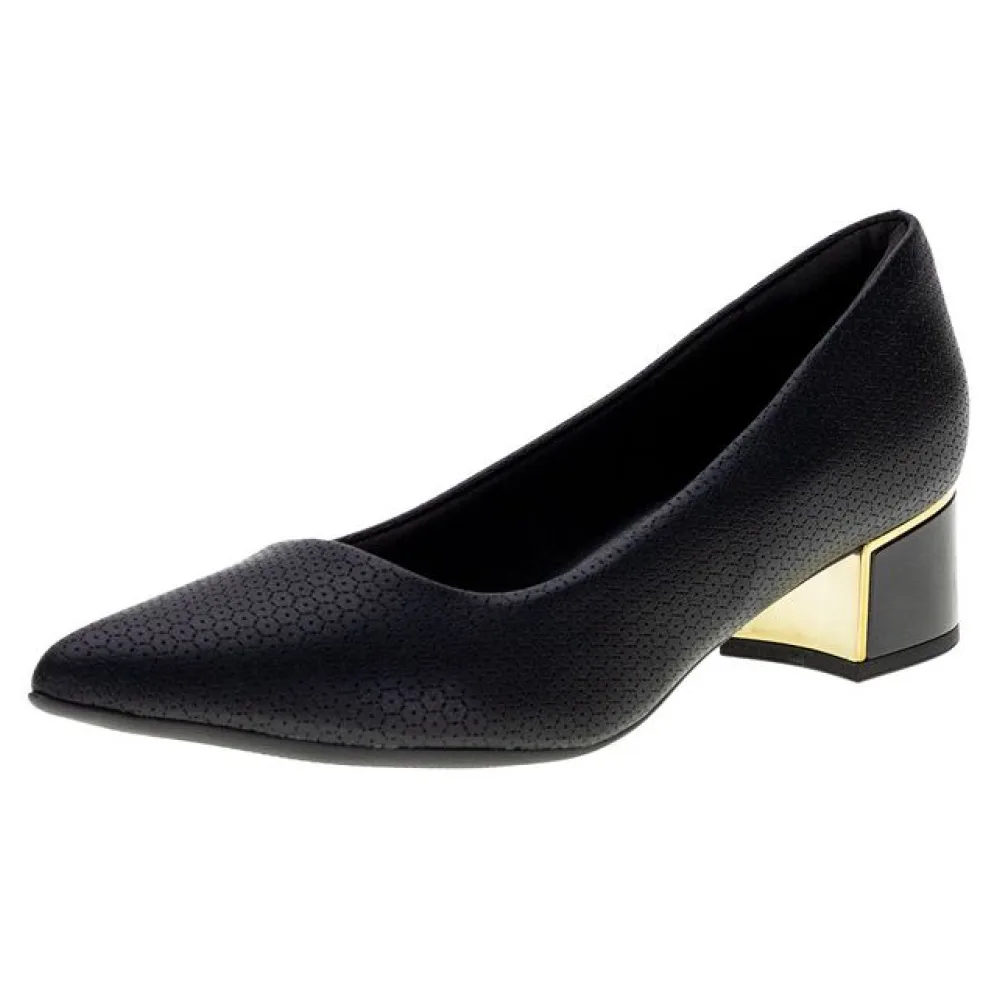 Sapato Feminino Salto Grosso Piccadilly - 739115 PRETO 39