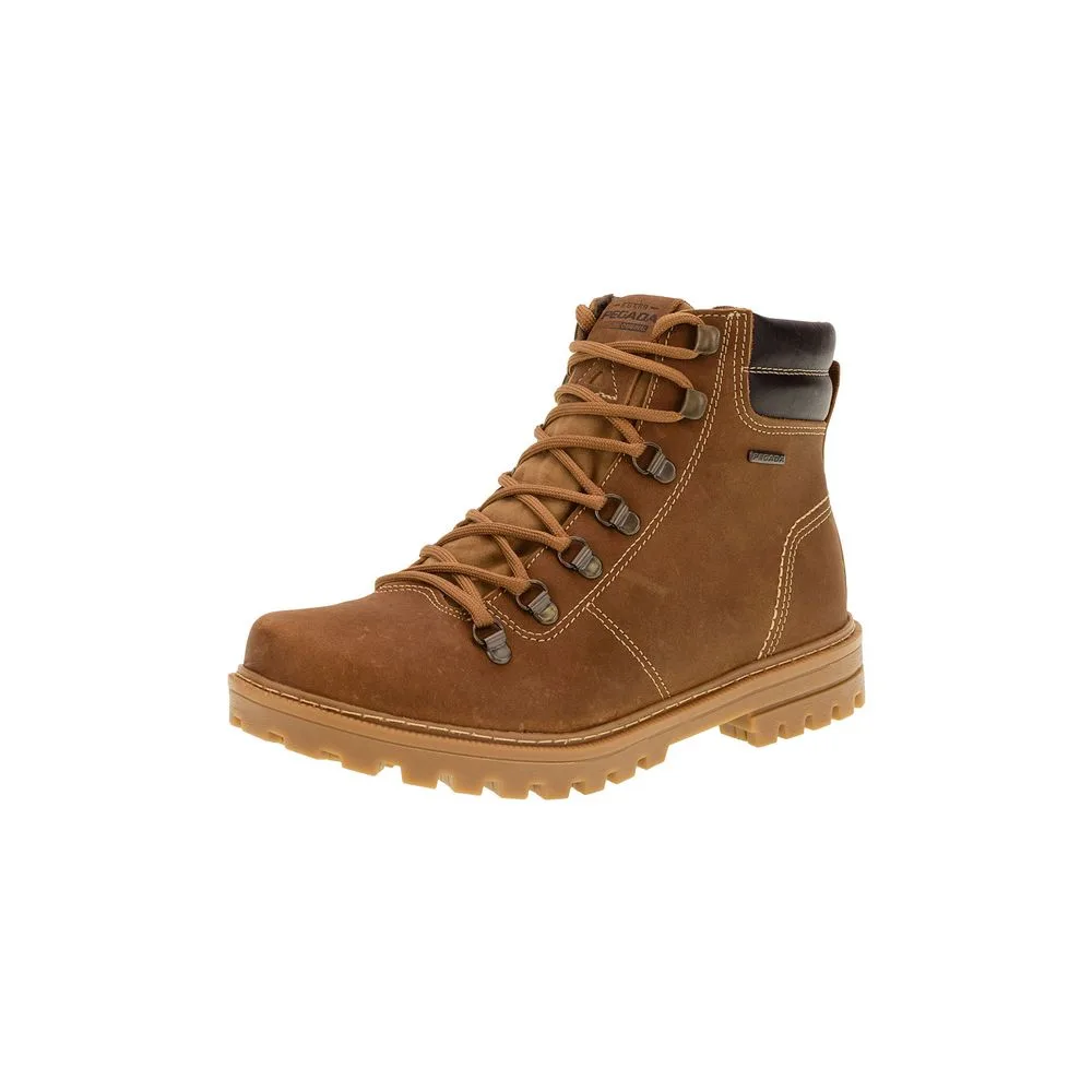 Bota Masculina Coturno Pull UP Pegada - 181526 CARAMELO 41