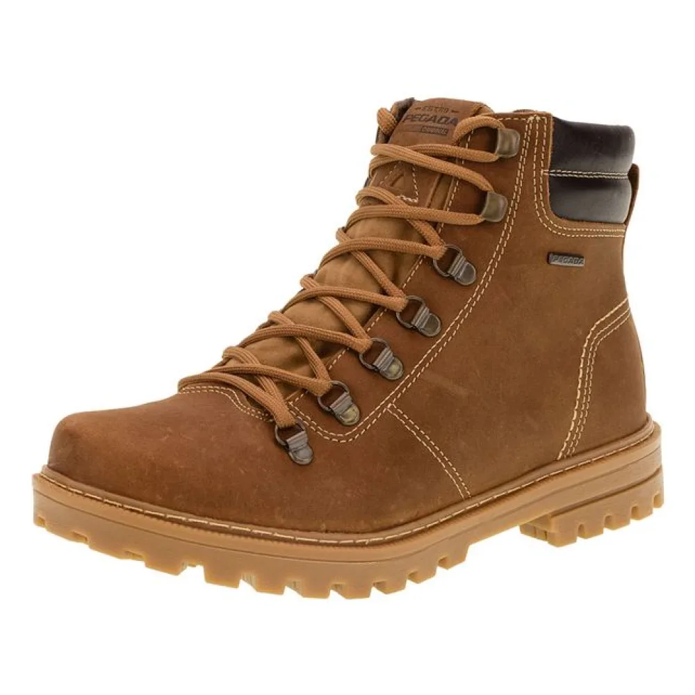 Bota Masculina Coturno Pull UP Pegada - 181526 CARAMELO 41
