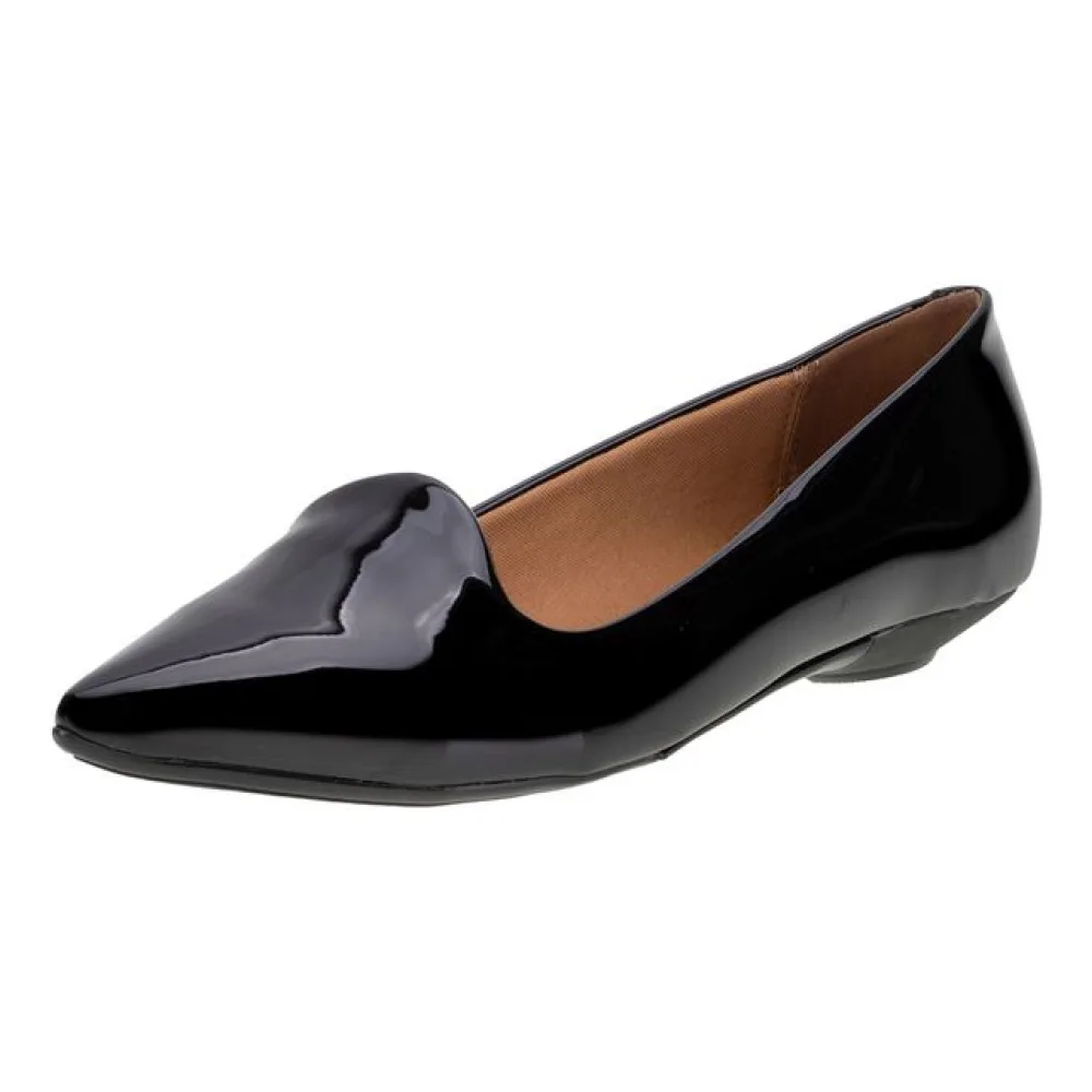 Sapatilha Feminina Bico Fino Vizzano - 1131529 VERNIZ/PRETO 34