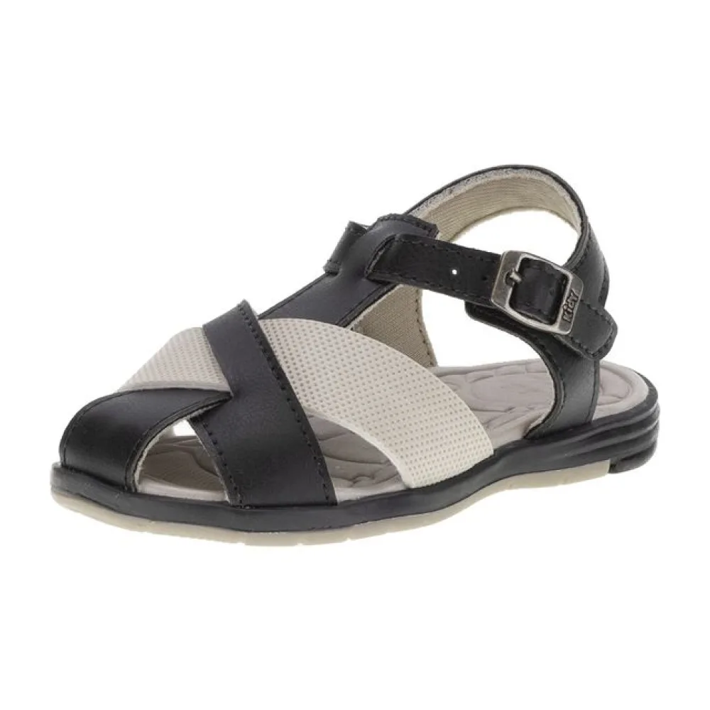 Sandália Infantil Masculina Equilíbrio Kidy - 0010903 PRETO/CINZA 18