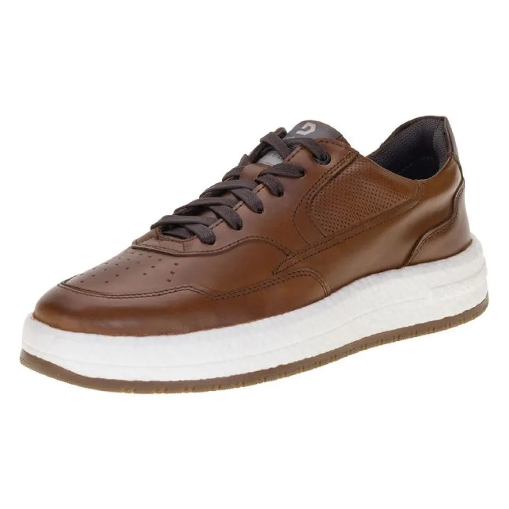 Sapatênis Masculino Drake Pulse Democrata 600101 CARAMELO 39
