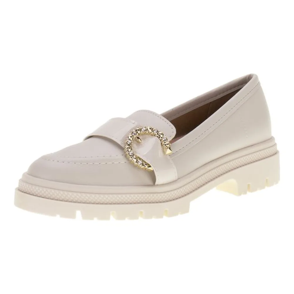 Mocassim Feminino Moleca 5775106 MARFIM 35