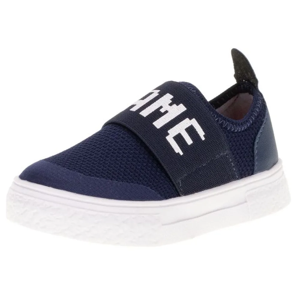 Tênis Infantil Slip On Mini Passo - 16404 MARINHO 21