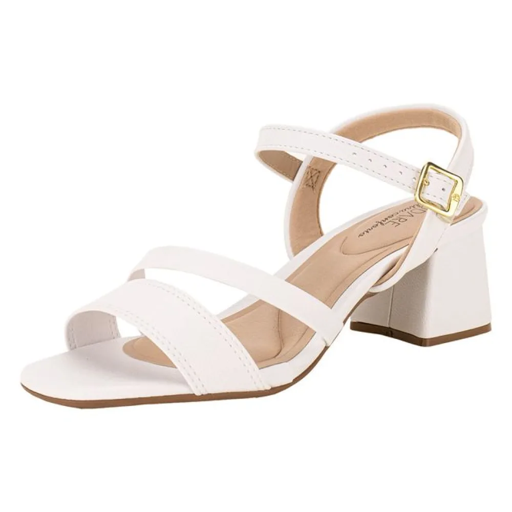 Sandália Feminina Salto Baixo Modare - 7172101 BRANCO 34