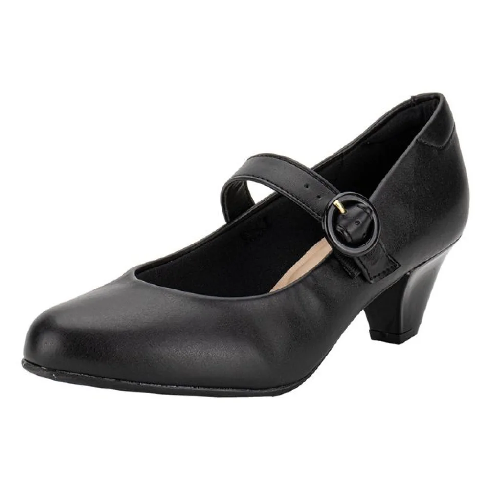 Sapato Feminino Salto Grosso Modare - 7005668 PRETO 01 34
