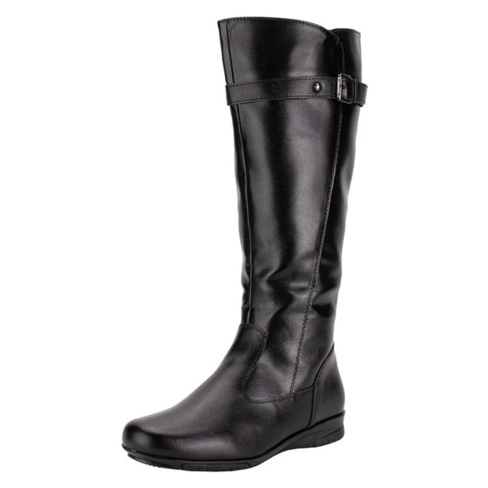 Bota Feminina Cano Alto Mooncity 71144 PRETO 34
