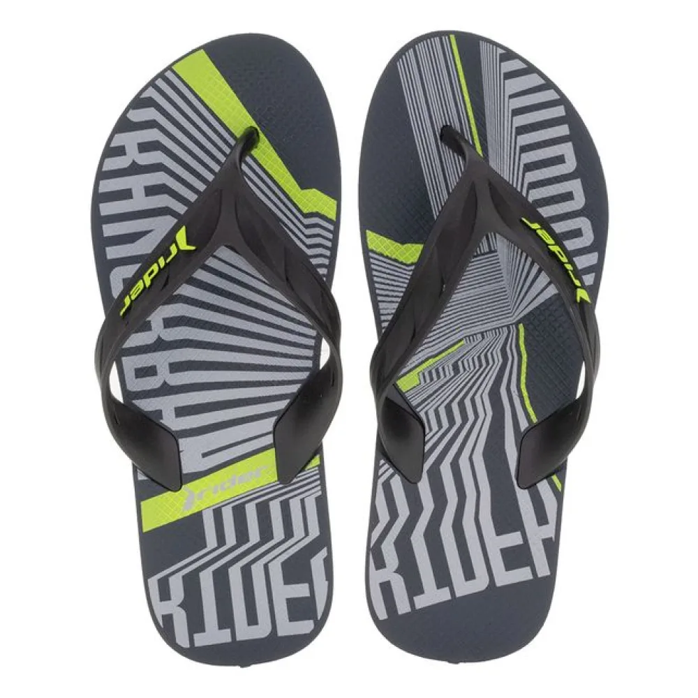 Chinelo Masculino Street City Rider - 12107 PRETO 37/38
