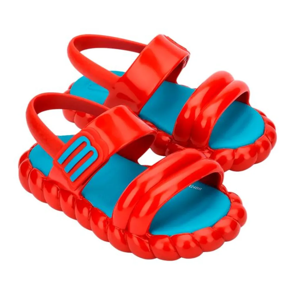 Mini Melissa Bubble Tech Sandal Baby 35822 VERMELHO 17/18