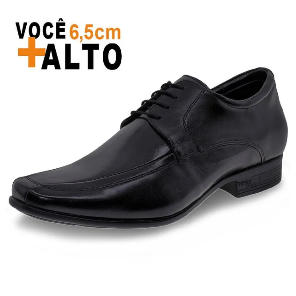 Sapato Masculino Social Grow Air King Jota Pe - 71353 PRETO 01 37