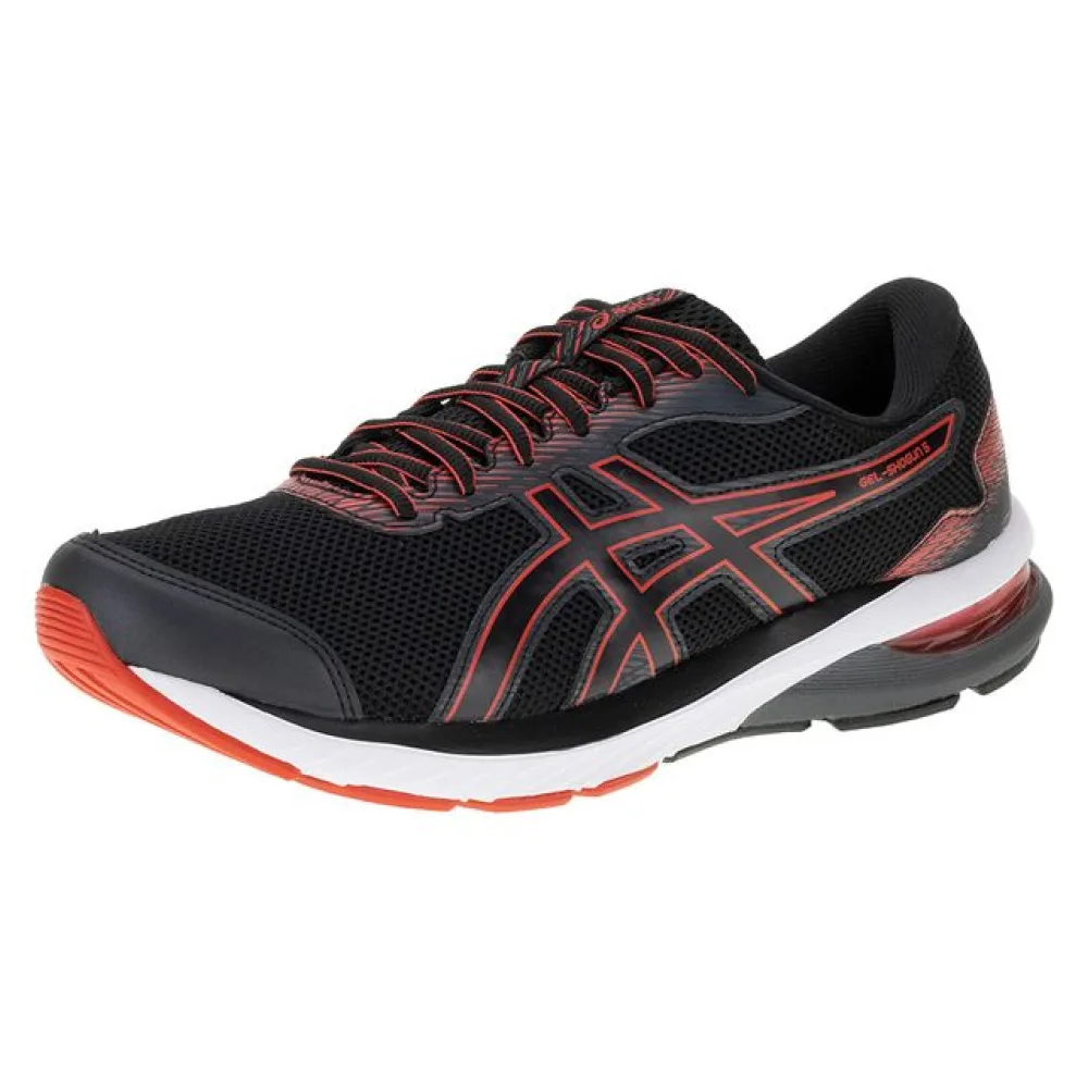 Tênis Masculino Gel Shogun 5 Asics - 1011B714 PRETO/VERMELHO 40