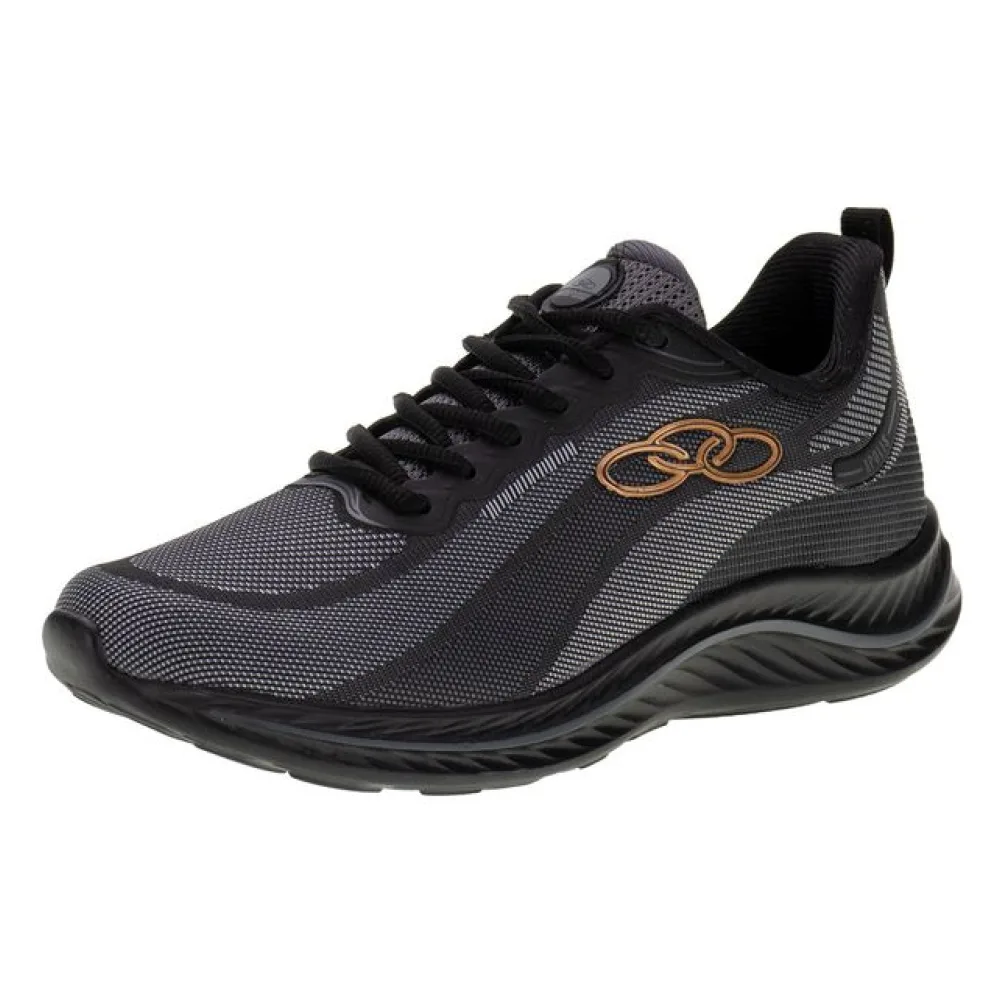 Tênis Feminino Apolis Olympikus - 206 PRETO/CINZA 34