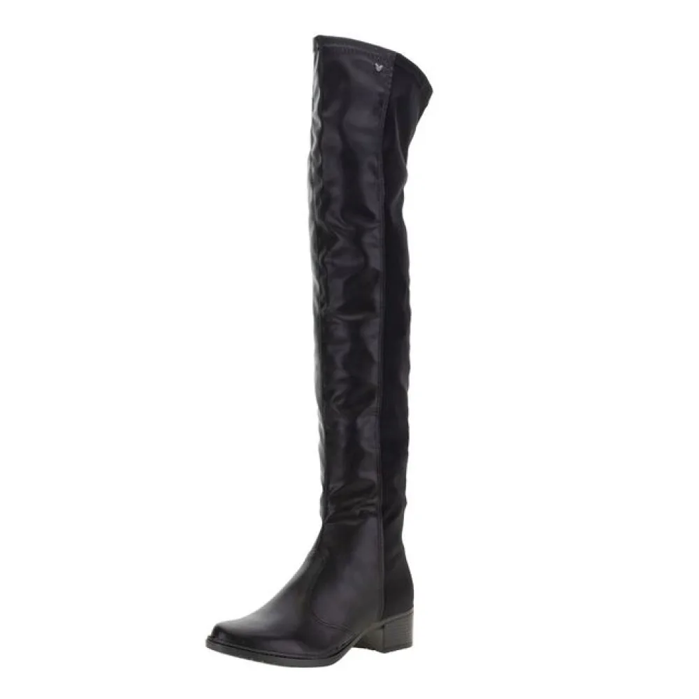 Bota Feminina Over The Knee Mississipi - Q8543 PRETO 34