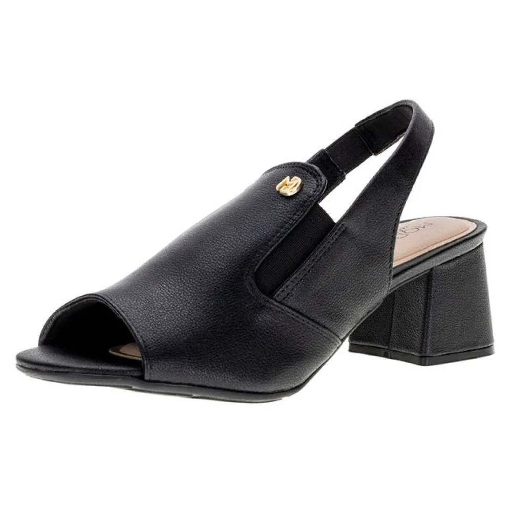 Sandália Feminina Salto Grosso Modare - 7172107 PRETO 34