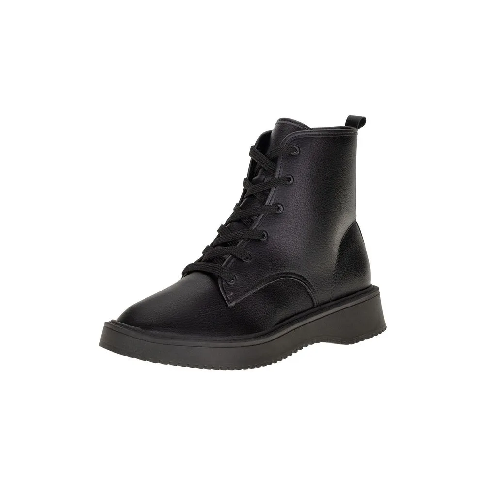 Bota Feminina Coturno Moleca - 5339100 PRETO 34