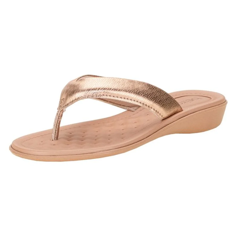Tamanco Feminino Flat Beira Rio 8224866 BRONZE 36