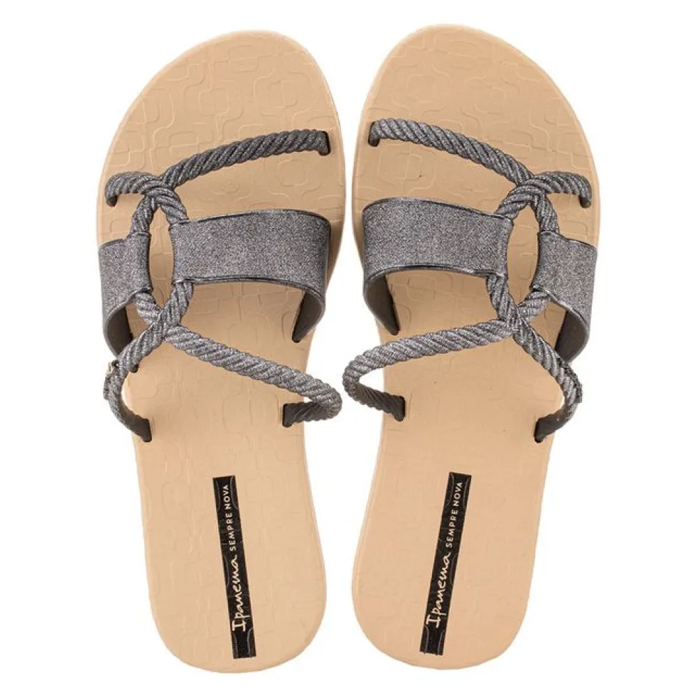 Chinelo Feminino Slide Diversa Ipanema 27241 CINZA 34
