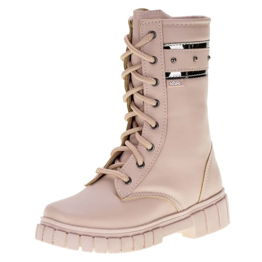 Bota Infantil Coturno Nilqi - 1550 ROSA 29