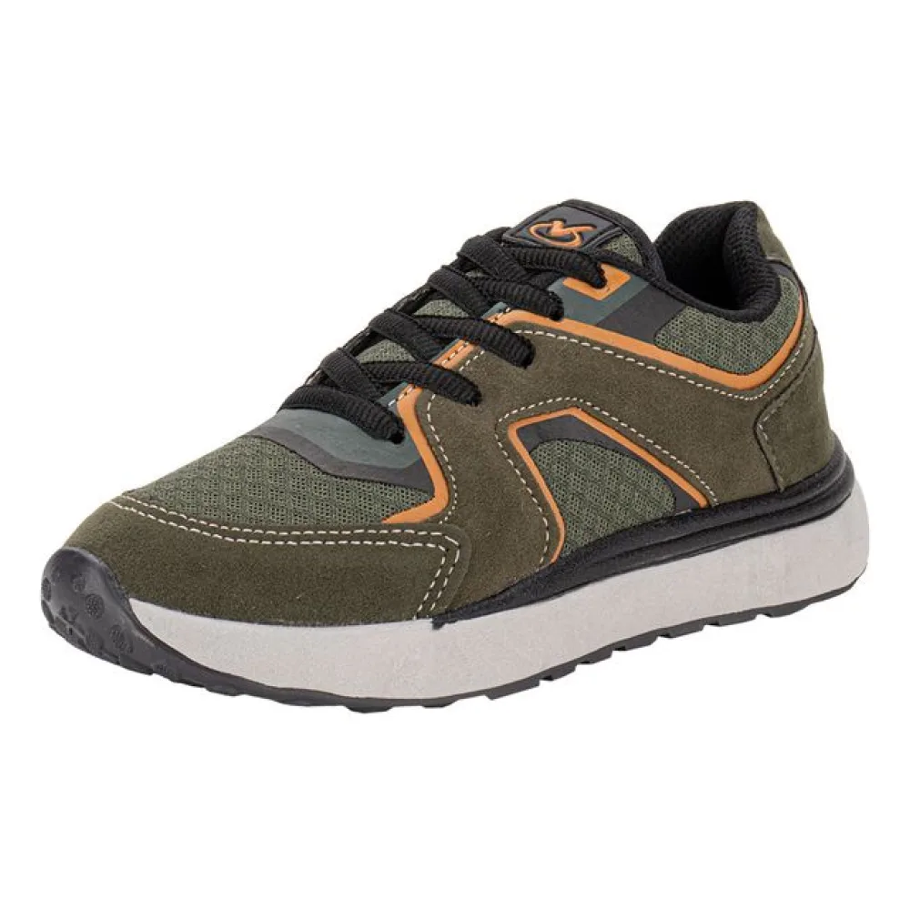 Tênis Infantil Masculino Via Vip VNJ3006 OLIVA 29