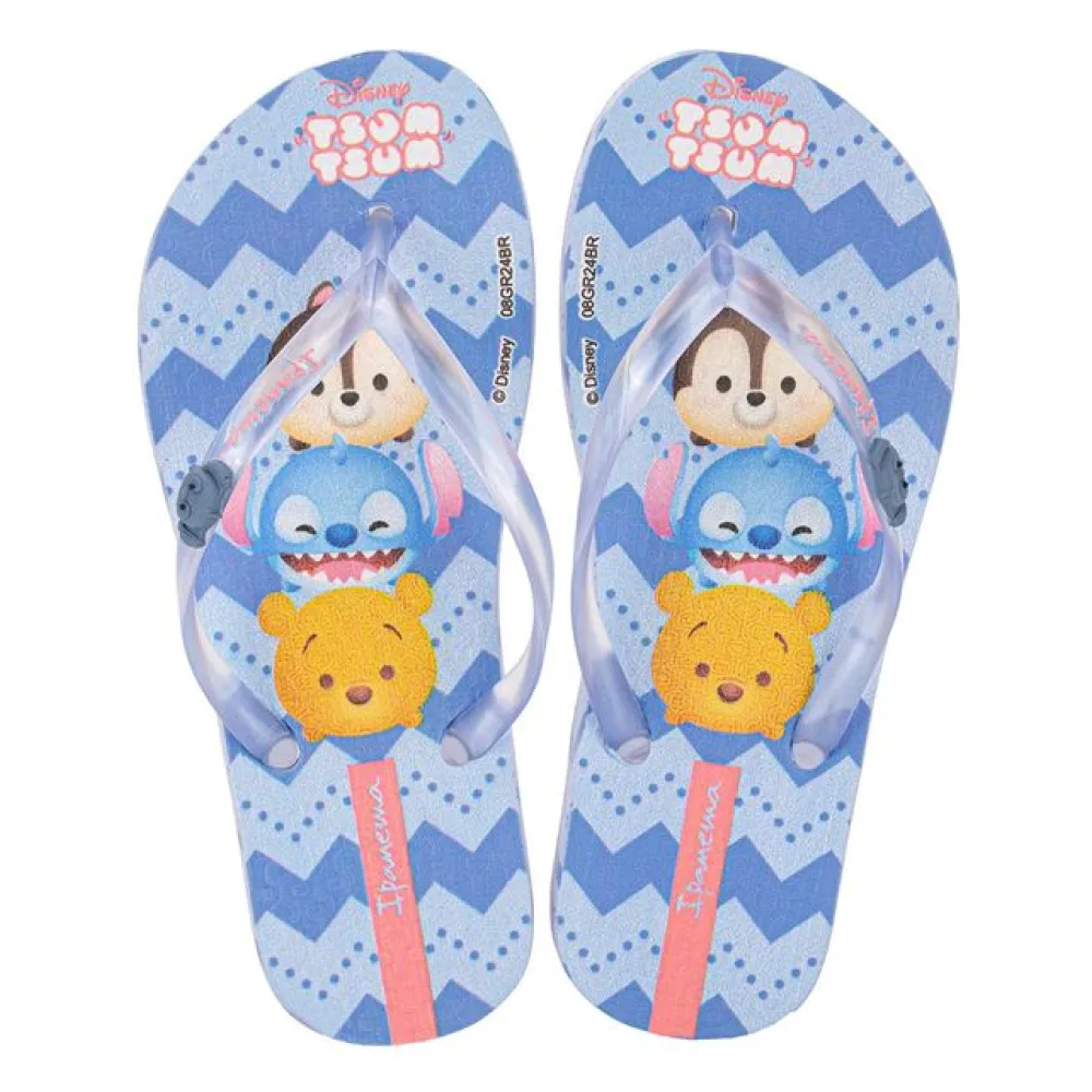 Chinelo Infantil Feminino Disney Joy Ipanema 27319 AZUL 27/28