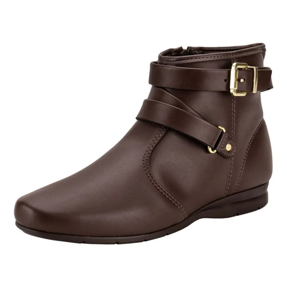 Bota Feminina Cano Baixo Beira Rio 9084102 CAFÉ 34
