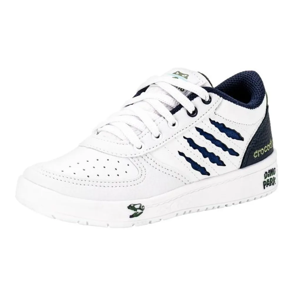 Tênis Infantil Masculino Crocodino Vissi CRT306 BRANCO/AZUL 27