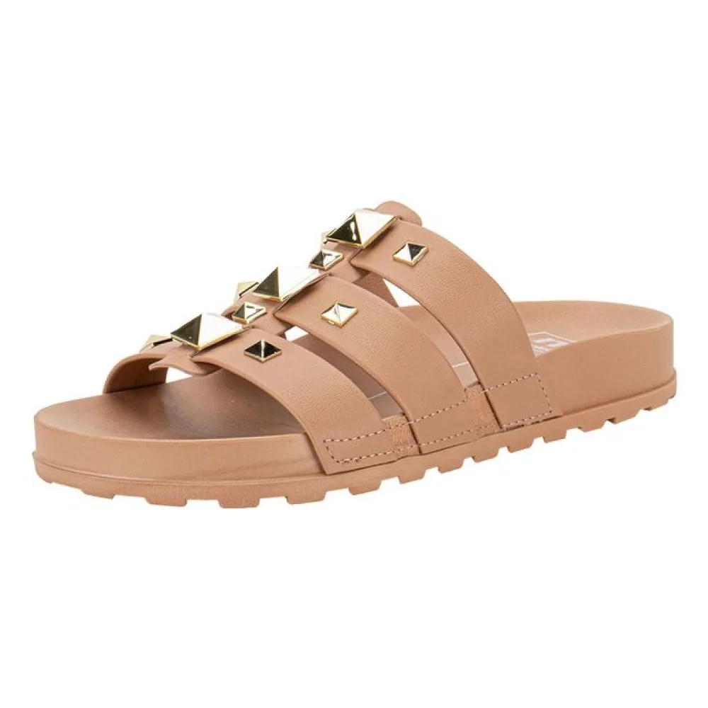Sandália Feminina Conforto Moleca 5436431 SALMÃO 34