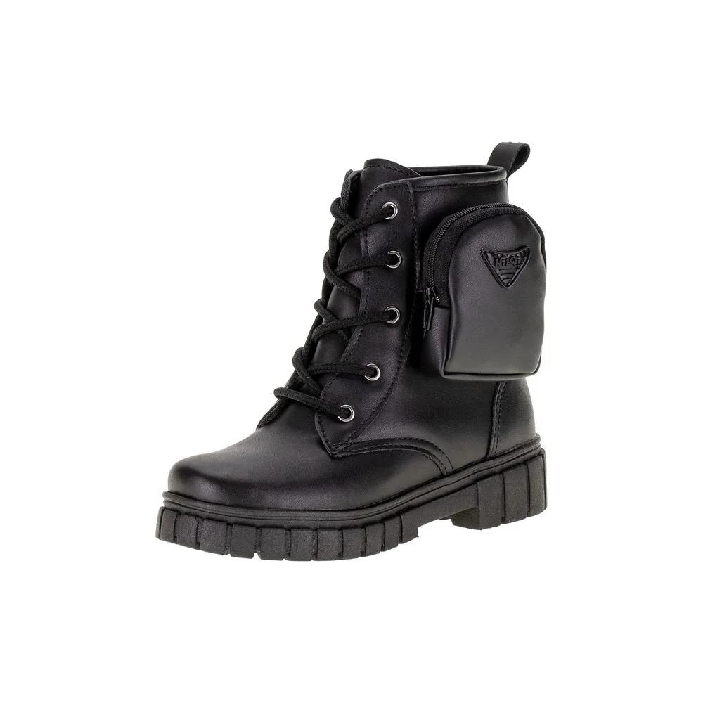 Bota Infantil Coturno Bag Nilqi - 1500 PRETO 01 30