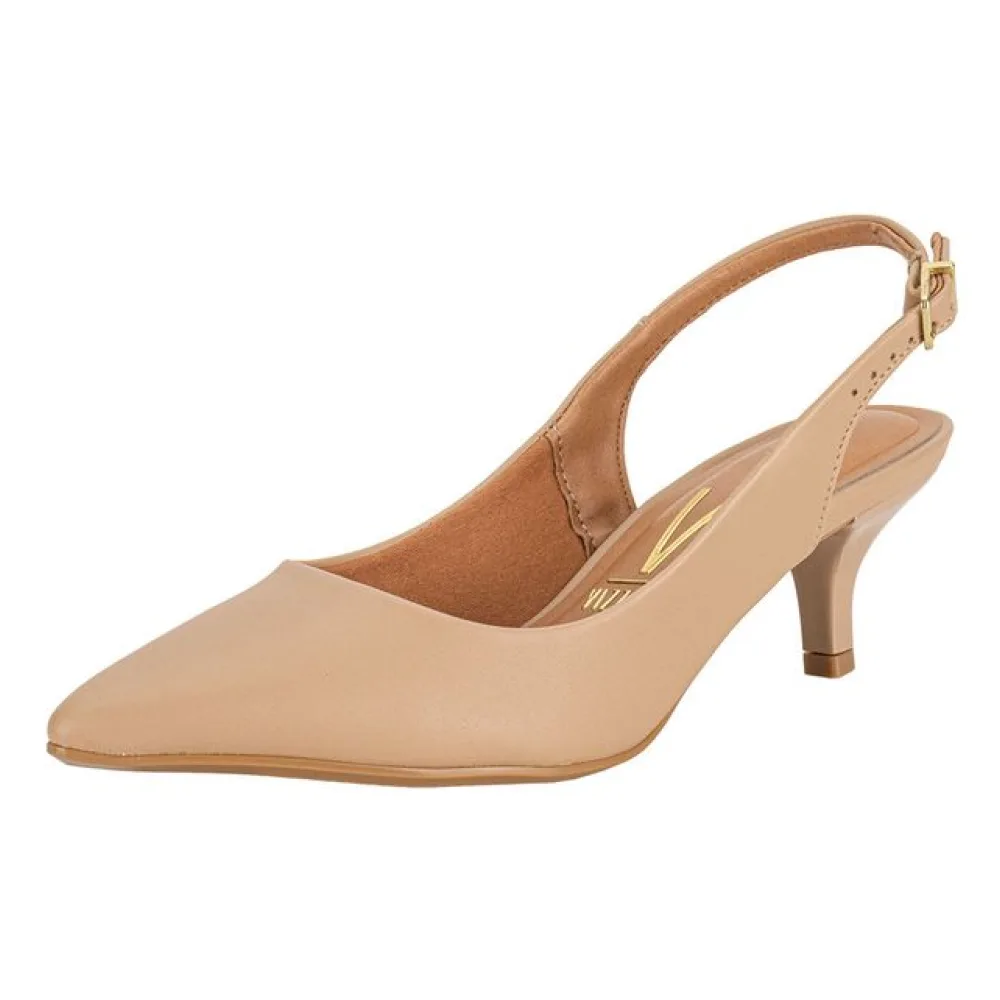 Sapato Feminino Salto Fino Vizzano 1122806 BEGE 34